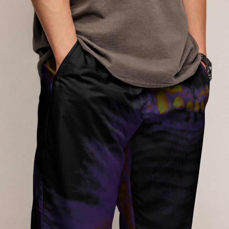 “FIRE” & CROWN™ logo print [unisex track pants]