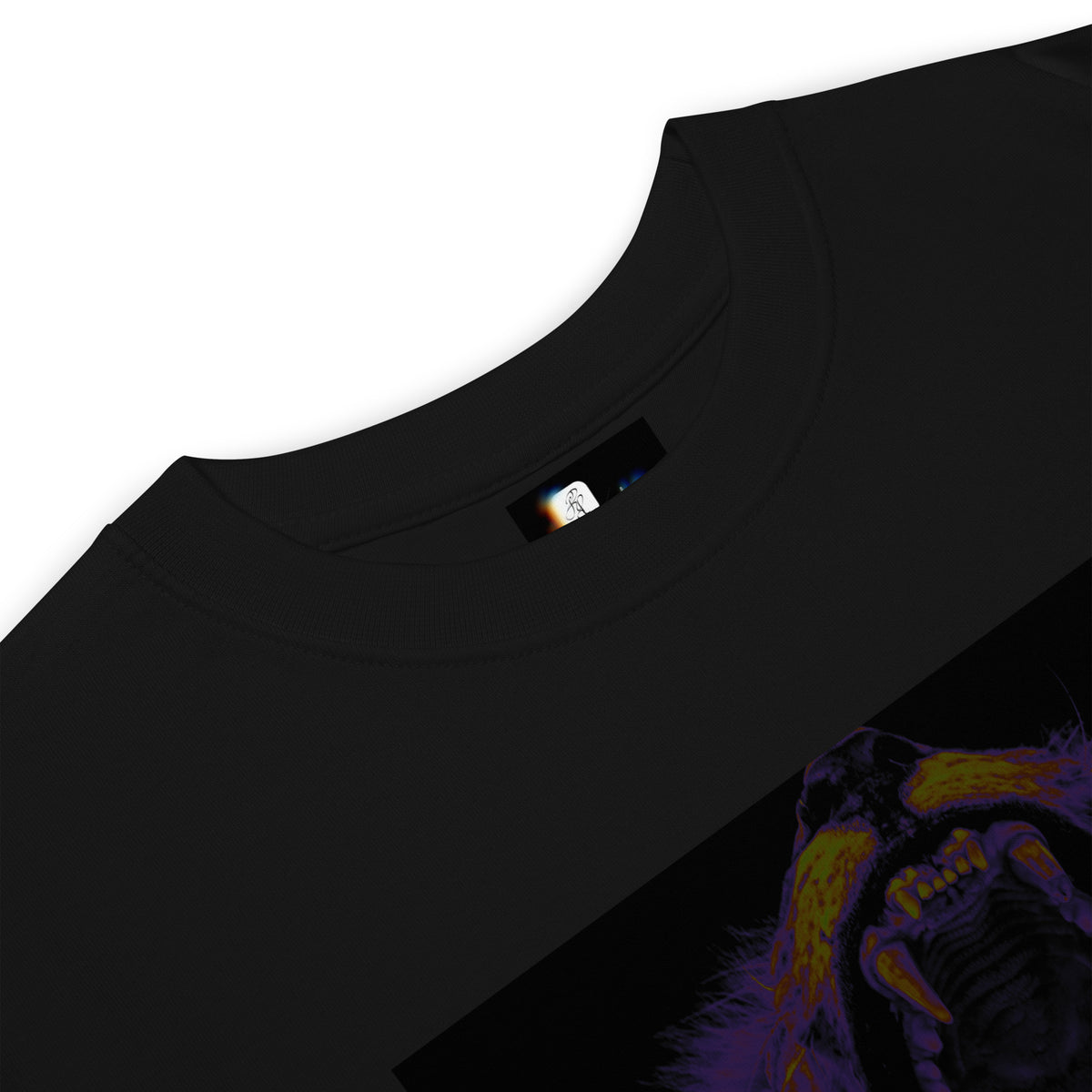 “FIRE” & CROWN™ box logo & design print [men’s premium heavyweight tee] — Photo 19