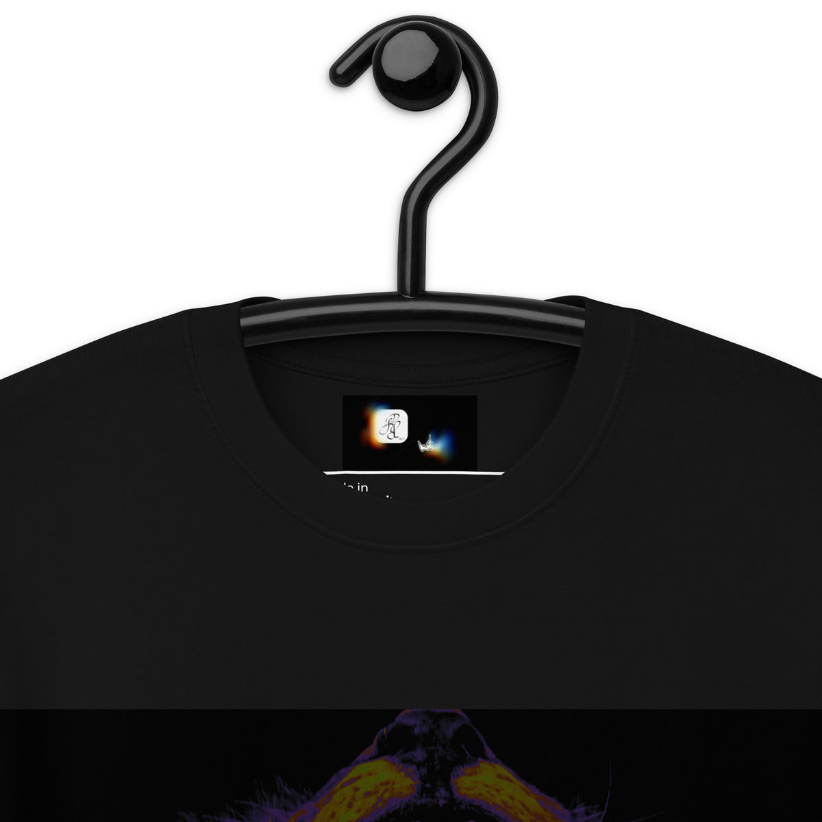 “FIRE” & CROWN™ box logo & design print [men’s premium heavyweight tee] — Photo 26